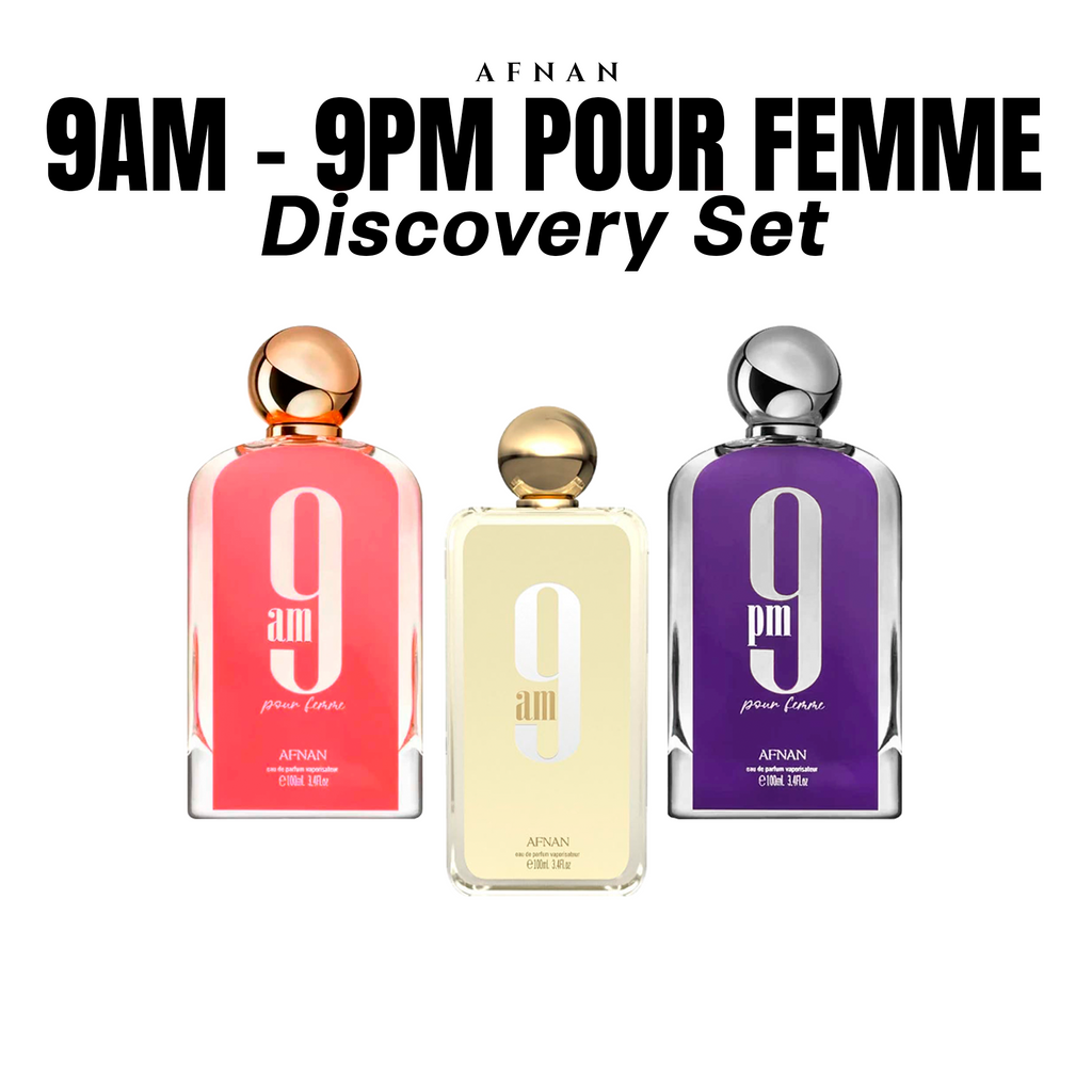 Afnan 9AM/9PM Pour Femme – Discovery Set